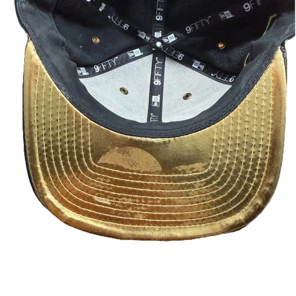 New Era USA Gold Olympics 9FIFTY Leather Hat “To The Victor Goes The Gold”